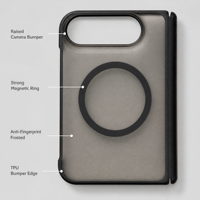 Coque antichoc en TPU PC pour iPhone Duo pliable avec protection intégrale de la charnière, découpes précises, design fin, anti-chute