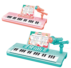 Giocattoli per organi elettronici di 3-6 anni <span class=keywords><strong>studiosi</strong></span> iniziano l'organo elettronico di musica multifunzione con giocattoli per microfono - Product Image 1