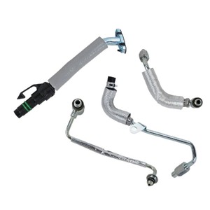 Tuberías de Retorno y Entrada de Aceite para Turbocompresor Haofa para Chevrolet Cruze HF-55502, Kit de Tuberías Plateadas - Product Image 1