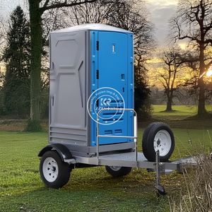 Cabine de toilettes mobile extérieure en conteneur, avec douche et sanitaire, en HDPE durable et écologique - Product Image 5