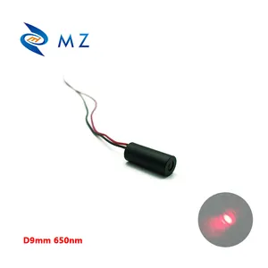 Standar Laser Merah 9 Mm 650nm 5 MW Penunjuk Laser Modul Industri APC Drive Red Dot Laser untuk Bertujuan