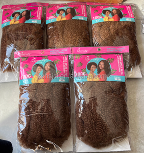 <span class=keywords><strong>Capelli</strong></span> Afro Kinky Bulk da 12 pollici 100g per <span class=keywords><strong>Extension</strong></span> Dreadlock, <span class=keywords><strong>Capelli</strong></span> per Intrecciare dall'Aspetto Naturale, Confezione Afro Twist Disponibile Ora - Product Image 1