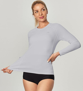 Chemise <span class=keywords><strong>de</strong></span> pêche pour femmes <span class=keywords><strong>de</strong></span> haute qualité, sublimation, manches longues, UPF 50+, à capuche, séchage rapide, protection solaire, taille personnalisée - Product Image 1