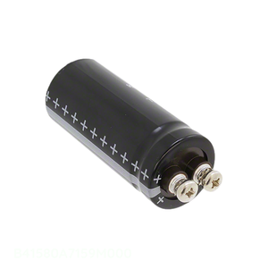 ตัวเก็บประจุแบบยึดติดโครงสร้าง Original CAP ALUM 15000UF 20% 40V SCREW 15000 uF B41580A7159M000 - Product Image 1