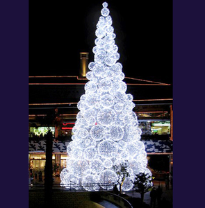 Luces LED <span class=keywords><strong>Gigantes</strong></span> <span class=keywords><strong>para</strong></span> Exteriores con Forma de Árbol de Navidad, Esfera Grande con Luces <span class=keywords><strong>para</strong></span> Decoración de Centros Comerciales Navideños - Product Image 4