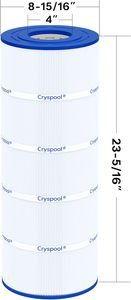 Cryspool Filtro Compatible Con, Cartucho De Filtro De Piscina, Clearwater II 125, 817-0125N, 1 Paquete Compatible OEM - Product Image 2