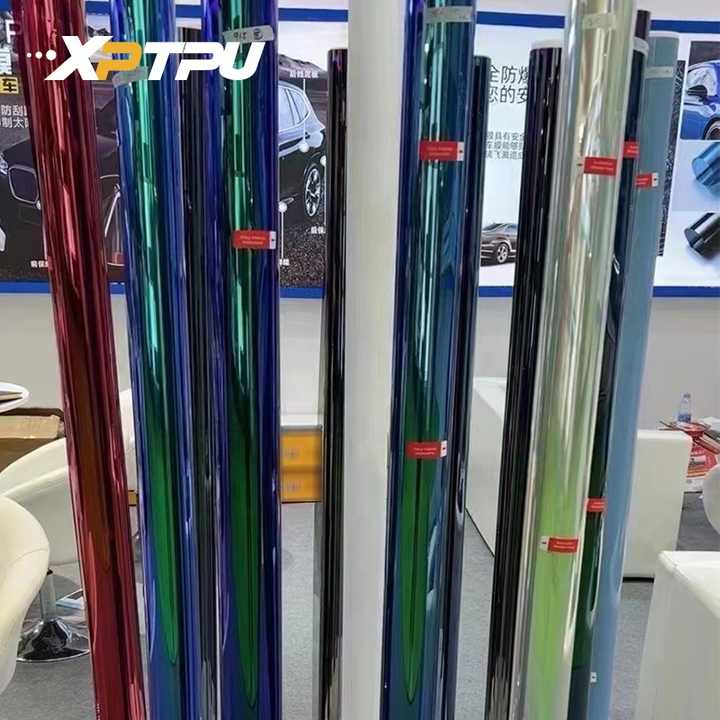 XhuangTech Autoruitfolie, 70% VLT autokleuring, paars, 99% anti-UVR