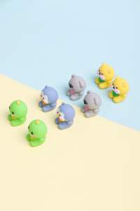 Sacapuntas con forma de animales para estudiantes, Sacapuntas de plástico, portátil, bonito, barato, color azul - Product Image 5