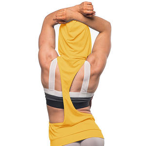 OEM Logo personnalisé femmes Sport Gym Yoga entraînement maillots lâche plaine vierge sans manches débardeurs <span class=keywords><strong>gilet</strong></span> à <span class=keywords><strong>capuche</strong></span> - Product Image 4