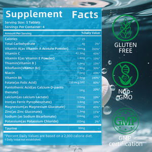 Acorn แท็บเล็ตอิเล็กโทรไลท์, รสชาติผลไม้รองรับพลังงานเครื่องดื่มอิเล็กโทรไลท์แบบเม็ดฟู่ - Product Image 6