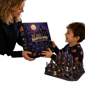 Caja Sorpresa de Halloween con 24 Figuras Miniatura de Fantasmas y Calabazas para Niños - Decoración para Fiesta de Halloween, Juguete Coleccionable, Regalo Sorpresa - Product Image 5