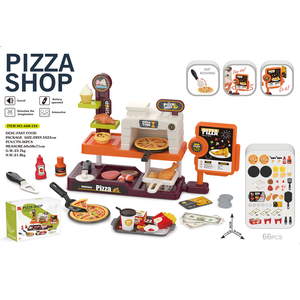 Juego de cocina de juguete para niños al por mayor, juego de cocina, tienda de comida rápida, juego de comida, juguetes de <span class=keywords><strong>sushi</strong></span>, juguetes de pizza, comida de juguete - Product Image 4