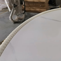 Table basse moderne de luxe léger, en pierre frittée et marbre artificiel, avec plateau en cuir, pour villa, durable, hauteur réglable, pour salon - Meilleures ventes