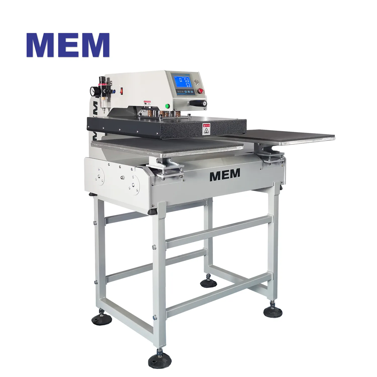 टी-शर्ट के लिए TQA 4050 न्यूमेटिक डुअल हीट प्रेस मशीन 16*20 इंच सब्लिमेशन प्रिंटर