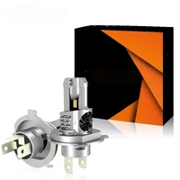 Phares LED à branchement direct série Q58 Luxfighter, faisceau simple/double H4 H13, ampoules de remplacement pour voiture à haute luminosité, 1 pièce (2 pièces/1 ensemble)