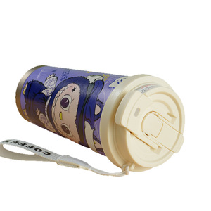 Labubu Cartoon Lily Of The Valley Coffee Mug 316 Stainless Steel Insulated Cup Portable Travel Use - Product Image 5