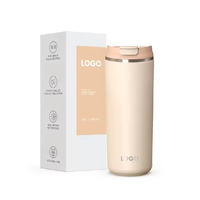 Vaso Térmico Personalizado de Acero Inoxidable con Recubrimiento en Polvo, 16 oz, Antiderrames, para Bebidas Frías, con Logotipo