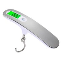 Stainless Steel Portable Digital Luggage Scale 50kg Electronic Fishing Scale Mini Handheld Weight Scale