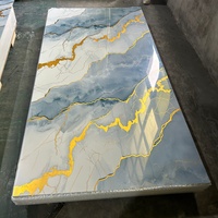Panneau mural UV sur mesure, différentes couleurs, ignifuge et imperméable, panneau de décoration UV