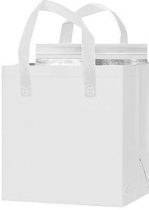 Sac thermique réutilisable écologique personnalisé en non-tissé, sacs réutilisables recyclables, impression de logo personnalisé, alimentaire, feuille d'aluminium - Product Image 4