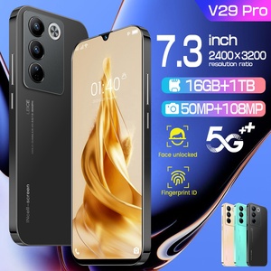 V29 Pro 7.3-Inch Android 13.0 5G Điện Thoại Thông Minh Lớn 6800MAh Pin Dual Sim 108MP Phía Sau Máy Ảnh 16GB RAM 1Tb Bộ Nhớ Điện Thoại Di Động - Product Image 2
