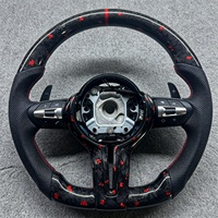 Volant de voiture en fibre de carbone forgée, best-seller, compatible avec BMW F30 F10 F15 F36 F20 F22 F25 F32 M4 E46 E60 E70 E90 E91 E92