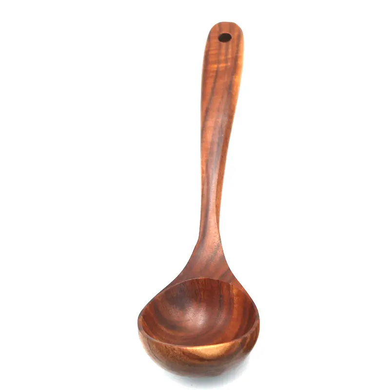 Cuillère en acacia spatule ensemble d'outils de cuisine 8 pièces ustensiles de cuisine pour la maison en bois de teck logo personnalisé cuisine pour la maison cuillère en bois