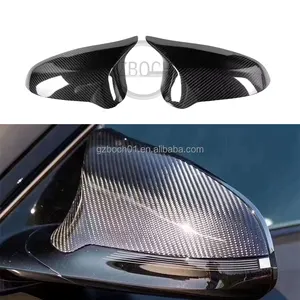 Cubierta de espejo para BMW M3 F80, cubiertas de espejo retrovisor de bocina de fibra de carbono de repuesto, cubierta de espejo lateral de coche