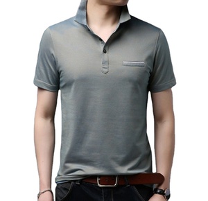 <span class=keywords><strong>Polo</strong></span> da Uomo in Poliestere <span class=keywords><strong>con</strong></span> Logo Personalizzato in Sublimazione, Manica Corta <span class=keywords><strong>con</strong></span> Tasca - Product Image 5