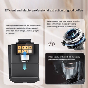 High-Capacity <b>Touch</b> <b>Screen</b> Automatic <b>Coffee</b> <b>Machine</b> All-in-One Espresso <b>Coffee</b> <b>Machine</b> for Office Hotel Use - Product Image 3