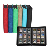 Classeur pour cartes à collectionner 9 pochettes, album pour cartes TCG et sportives, avec fermeture éclair, en cuir PU, sans acide, sans PVC, pour collection