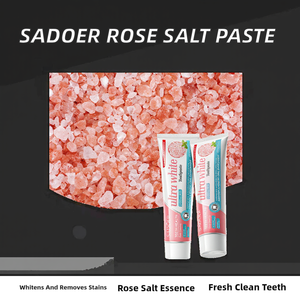 Pasta de dientes blanqueadora con sal rosa de alta calidad – Limpieza bucal, eliminación de manchas y cuidado gingival para dientes saludables y aliento fresco - Product Image 2