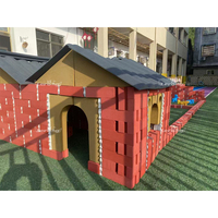 Enfants populaires jouent mousse EVA blocs de Construction jardin grandes briques rouges ensemble de jeu blocs de construction équipement de gymnastique sensorielle à vendre
