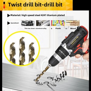 Khai Thác đa chức năng thép không gỉ khoan bit thiết lập 10mm 3mm 6mm cho bê tông cho hộ gia đình Điện Tay khoan bit - Product Image 3