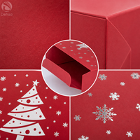Boîte cadeau de luxe personnalisable en stock, emballage en carton avec éponge, vente en gros pour Noël, mariage, anniversaire, fêtes au Guangdong