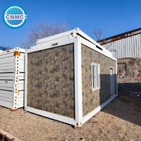 40ft High Cube Erweiterbares Containerhaus 3-Zimmer Luxus-Fertigvilla Industriedesign für Supermarkt Bürogebäude