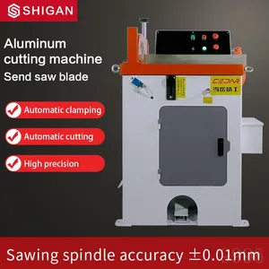 Shigan sıcak satış XS-455AL yüksek kaliteli pnömatik alüminyum alaşımlı alüminyum profil testere kesme makineleri
