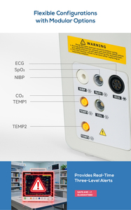 Monitor Multiparametrico Portatile per Segni Vitali di Animali e Umani, Certificato CE, per Uso Veterinario ed Equipaggiamento Medico - Product Image 4