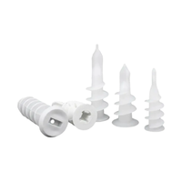Chine Plastique Nylon Plaque de plâtre en alliage de zinc Ancres Vis Cloison sèche Vis d'expansion
