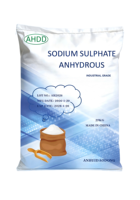 Sulfate de sodium anhydre de qualité industrielle 99% (Na2SO4) Poudre cristalline blanche pour la teinture textile et les détergents