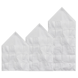 Toile vierge personnalisée 12 16 24 25 pochettes, sacs de rangement par sublimation, sac à vêtements suspendu au mur - Product Image 2