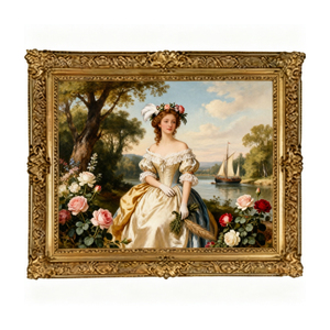 <span class=keywords><strong>Cornice</strong></span> Vintage Barocca <span class=keywords><strong>Dorata</strong></span> in Resina, <span class=keywords><strong>Cornice</strong></span> Antica Intagliata e <span class=keywords><strong>Dorata</strong></span> per Ritratti di Signore Europee e Dipinti a Olio - Product Image 1