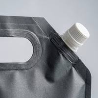 Pochettes personnalisées imprimées avec bec verseur pour détergent liquide 1L, 3L, 5L, sacs de recharge avec poignée pour adoucissant textile