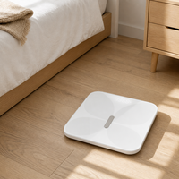 Balance intelligente minimaliste moderne, balance numérique Bluetooth pour salle de bain, suivi des données de poids corporel, balance électronique précise, boîte