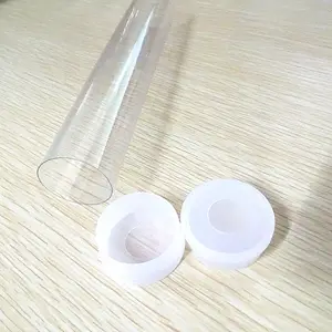 33mm Outer Diameter Cylindrical Transparent Packaging Tube Small Objects Transparent Display Packaging