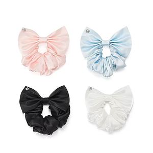 Chouchous en tissu de style européen et américain tendance, pour usage quotidien, accessoires pour cheveux en forme de nœud pour femmes - Product Image 1