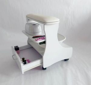 Multifunctionele schoonheids- en nagelverzorgingstoestel, voetensteun, pedicure- en manicure-meubel, trolley voor voetbad, voetbadkruk met wielen - Product Image 1