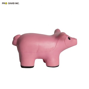 Eco-friendly PU Pig Shape Exercise Toy with Custom logo PU <b>Squeeze</b> Foam Toy Stress <b>Ball</b> - Product Image 4