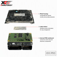 Module de commande du moteur d'occasion ECU A2711504279 5WK90729 pour Mercedes Benz M271, ordinateur de voiture d'origine authentique