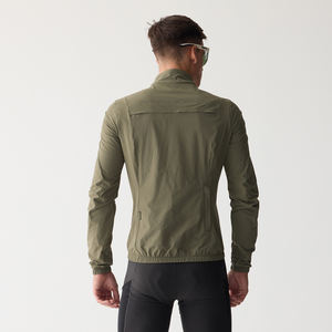 Veste de cyclisme légère pour homme imperméable compressible avec poches-Vêtements de cyclisme personnalisés coupe-vent de vélo de marque privée - Product Image 6
